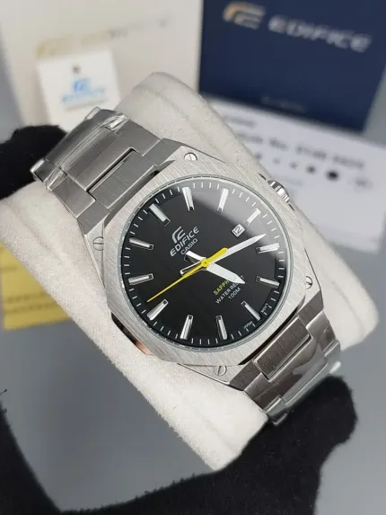 ساعت کاسیو ادیفایس بند استیل صفحه مشکی | Casio Edifice