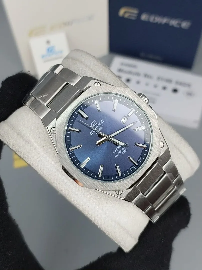 ساعت کاسیو ادیفایس بند استیل صفحه سرمه ای | Casio Edifice ساعت کاسیو ادیفایس بند استیل صفحه سرمه ای | Casio Edifice